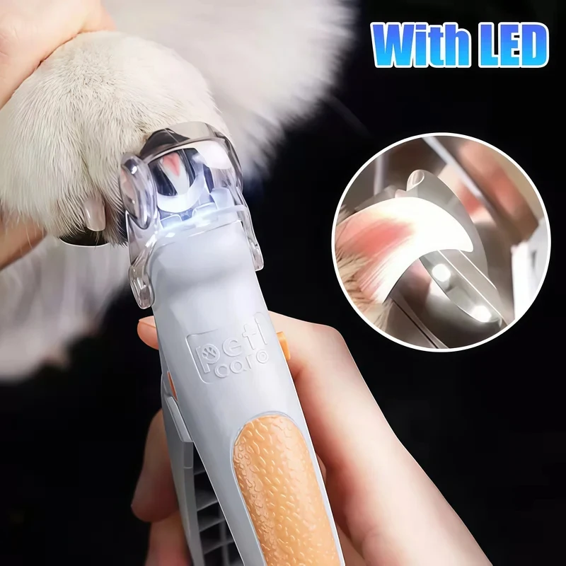 Professional Pet Nail Clipper Scissors With LED Light Cat Dog Nail Clipper Tool Scissors Nail Toeclaw Cutter Scissors Pet Supply view 3