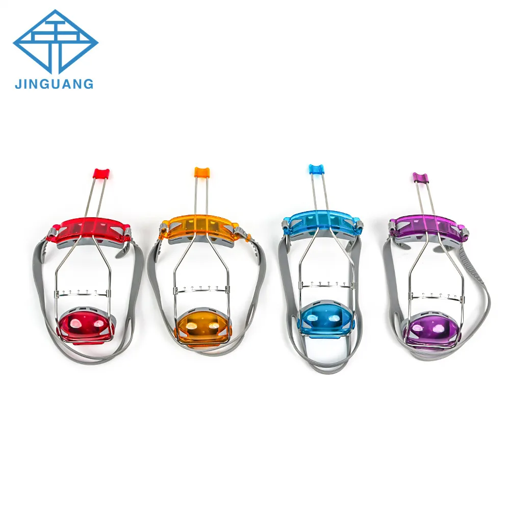 Dental Orthodontic Bi-crib Headgear Double Bars Facemask Adjustable Headcap with Double Lever