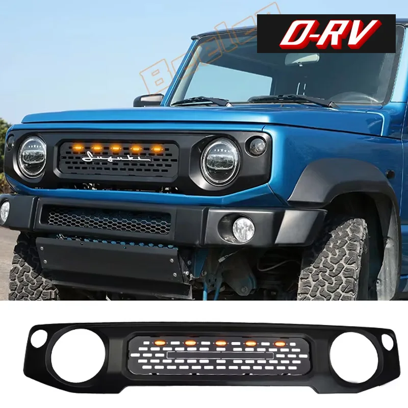 

Car Front Bumper Grills Honeycomb Mesh Air Intake Grilles Exterior Decoration Accessories for Suzuki Jimny JB64 JB74 2018-2025
