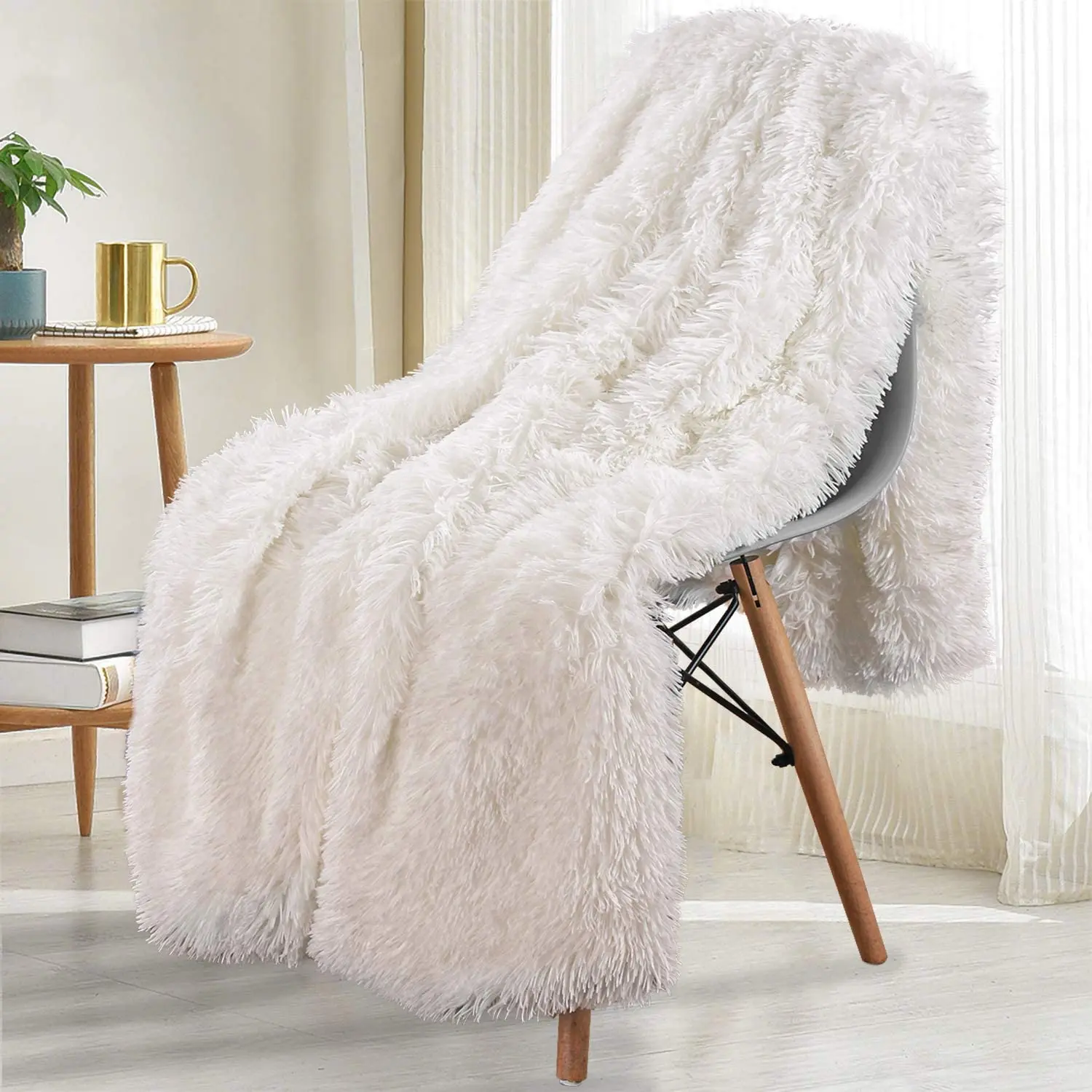 Manta cálida de felpa de doble capa para el hogar, para cama colcha a cuadros, silla, toalla, funda de sofá, mantas de cama de cordero