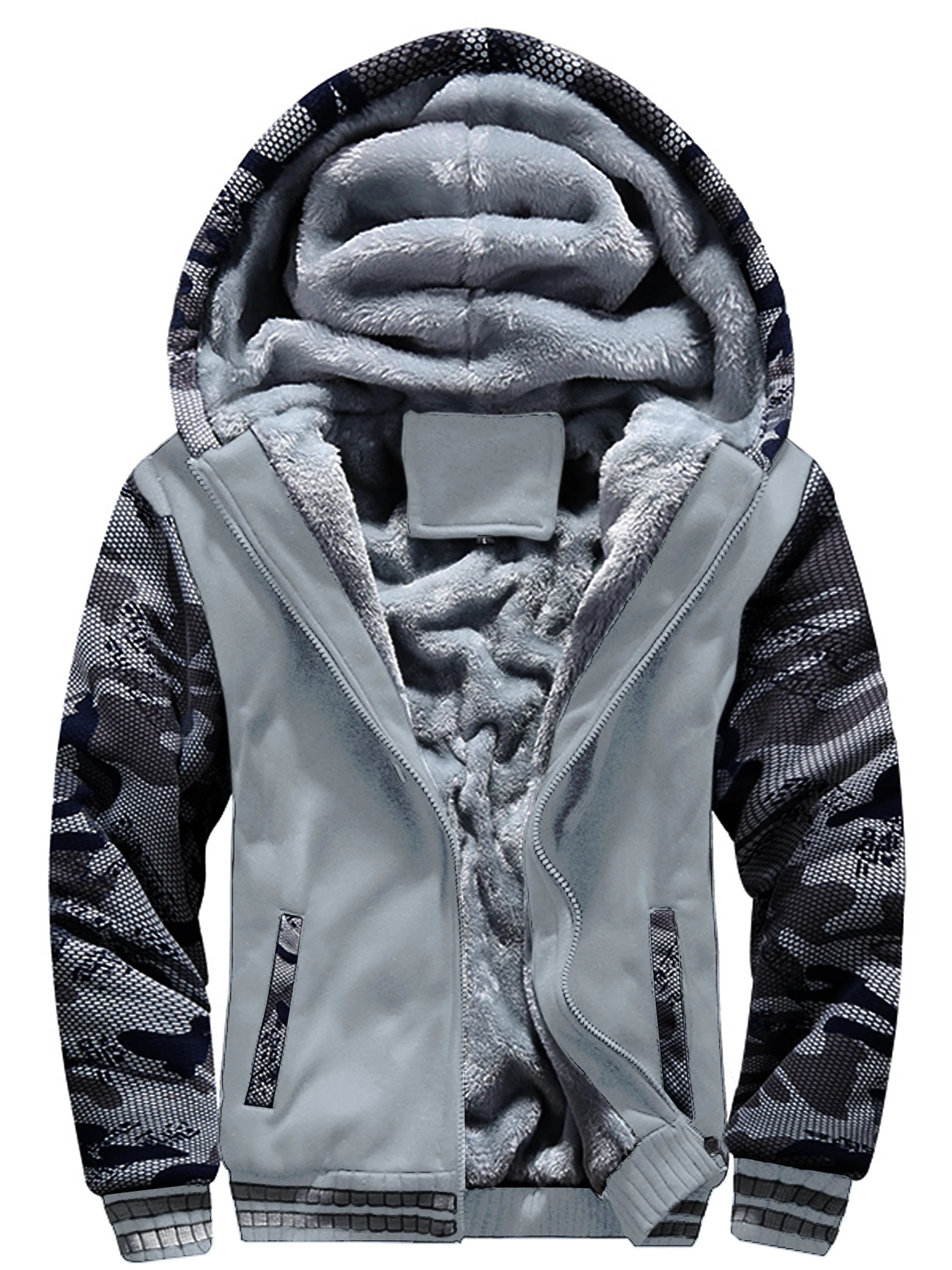

Autumn and Winter Thickened Warm Jackets, Autumn and Winter Windproof and Cold-Proof Warm Tops, Warm Clothing