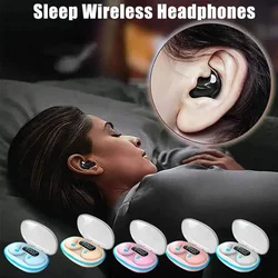 X55 Invisible sleep wireless earphone IPX5 waterproof bt5.3 headphones mini Sport Bluetooth earbuds stereo music headset New