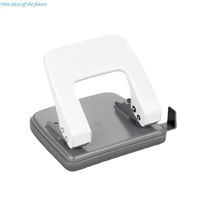 Mini 2 Hole Puncher 2 Hole Binding Machine Easy Paper Puncher Organization Machine for Office School and Home Use E65A