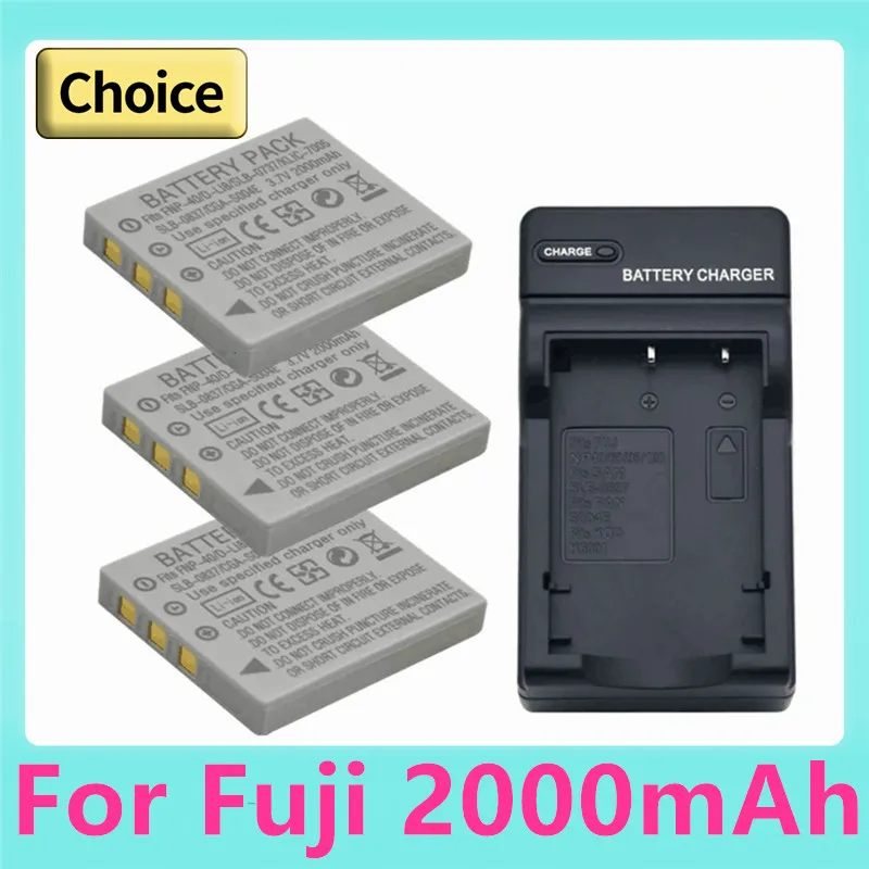 

FNP-40 NP-40 NP40 Battery + charger for Fuji F40iF455 F460 F470 F480 F601 F610 F650 F710 F710 F810 Z1 Z2 Z3 Z5 V10 J50