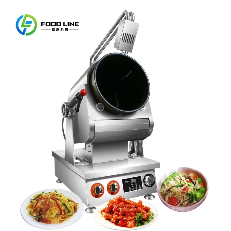 Customized size Electric gas Automatic commercial cooking Robot cooker Kitchen restaurant gas