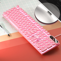 USB Wired Gaming Keyboard, 104 Keys Compatible with Windows Laptop/Computer/PC, Ergonomic Design, Office & Gaming Accessories