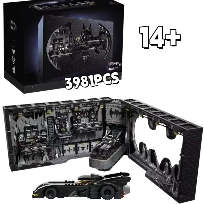 

2026new S0923 87075 3981pcs 76252 Batcave Shadow Box Famous Movie Building Blocks Bricks Toys For Kids Boys Adult Birthday Gifts