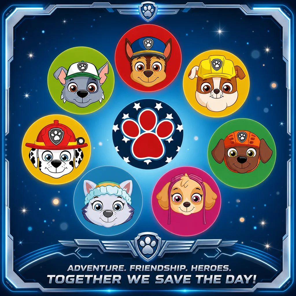 PAW Patrol Cartoon Anime Cute Big Head Dog Soft Magnetic Refrigerator Magnets Glass Decoration Stickers for Children Gift