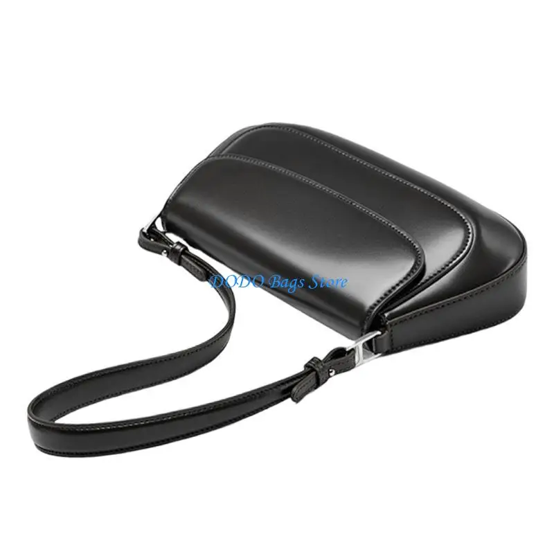 

Модная женская сумка через плечо из искусственной кожи в стиле ретро, ​​элегантная сумка-кошелек под мышками с регулируемым