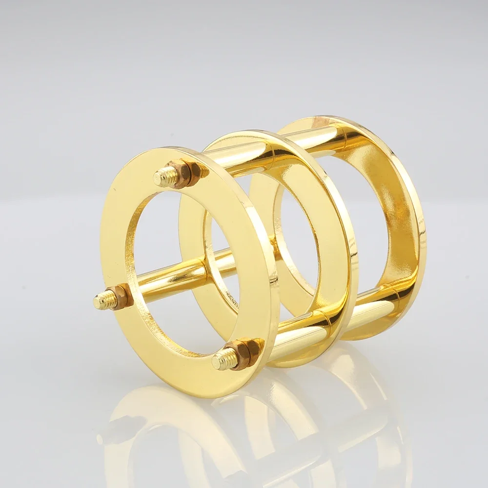 HIFI خمر الصوت أمبير لتقوم بها بنفسك مطلية بالذهب 1 قطعة 43X40 مللي متر فراغ أنبوب الحرس حامي غطاء ل 12AX7 12AT7 ECC83 6922 5687