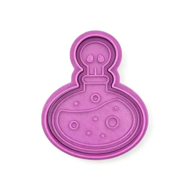 Halloween Magic Potion Bottle Cookie Cutters Spooky Shape Baking Molds DIY Pastry Halloween Party Decor Tools