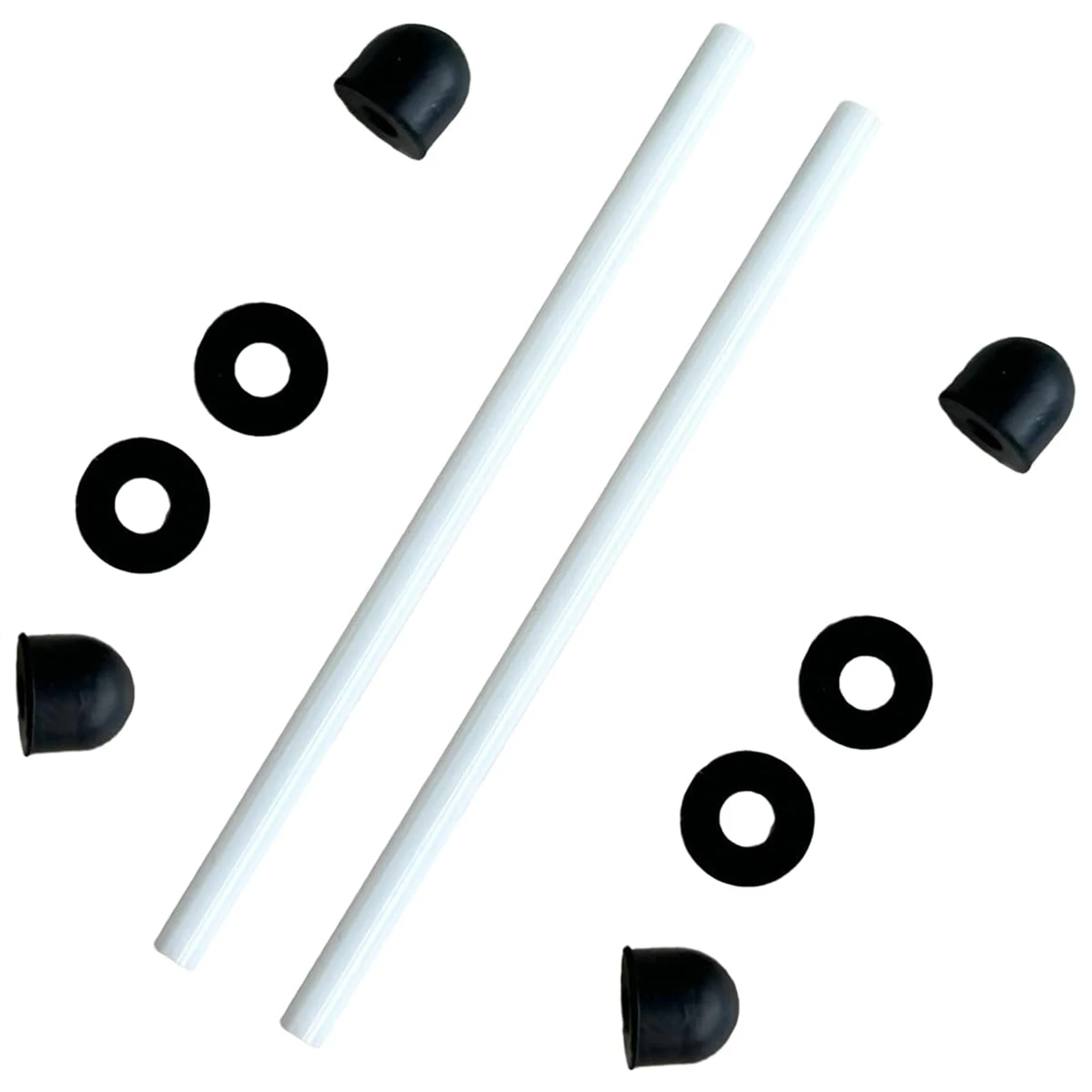 

2Pcs Ceramic Shaft for Intex Pure Spa Whirlpool Impeller Pump Fix E90 Fault Shaft (2Pcs Ceramic Shaft with 4 Rubber Caps)