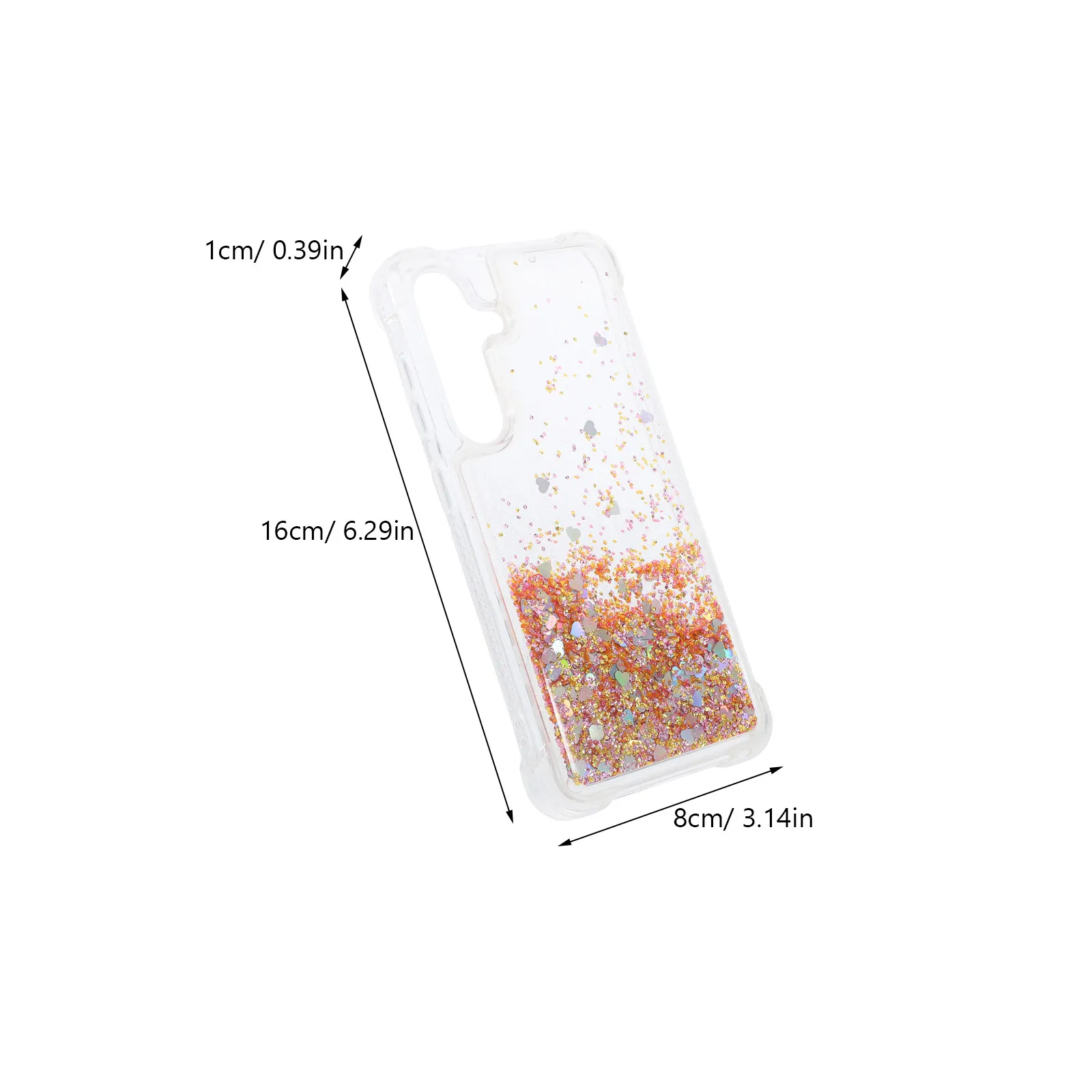 Quicksand Drop Protection Phone Case Compatible S25 Plus Soft Tpu Non Slip Mobile Cell Phone Cover for Women Girls view 4