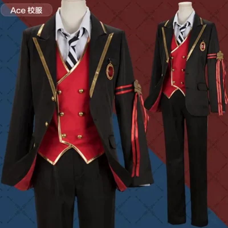 CyTwisted Wonderland Ruggie Bucchi Halloween JK Japanese Uniform COS Clothing Cosplay Costume Custom carnival party fancy dress