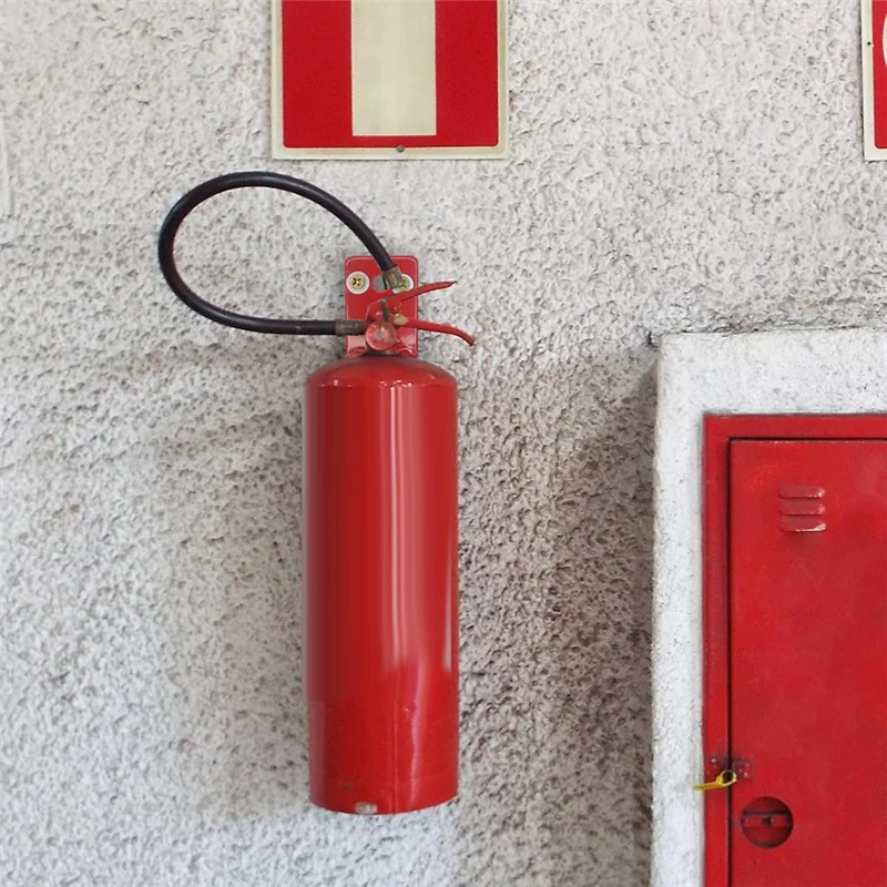 

A78E-Fire Safety Extinguisher Wall Holder, Sturdy Hook For Up To 40 Lbs Extinguishers - Bulk 12 Pack