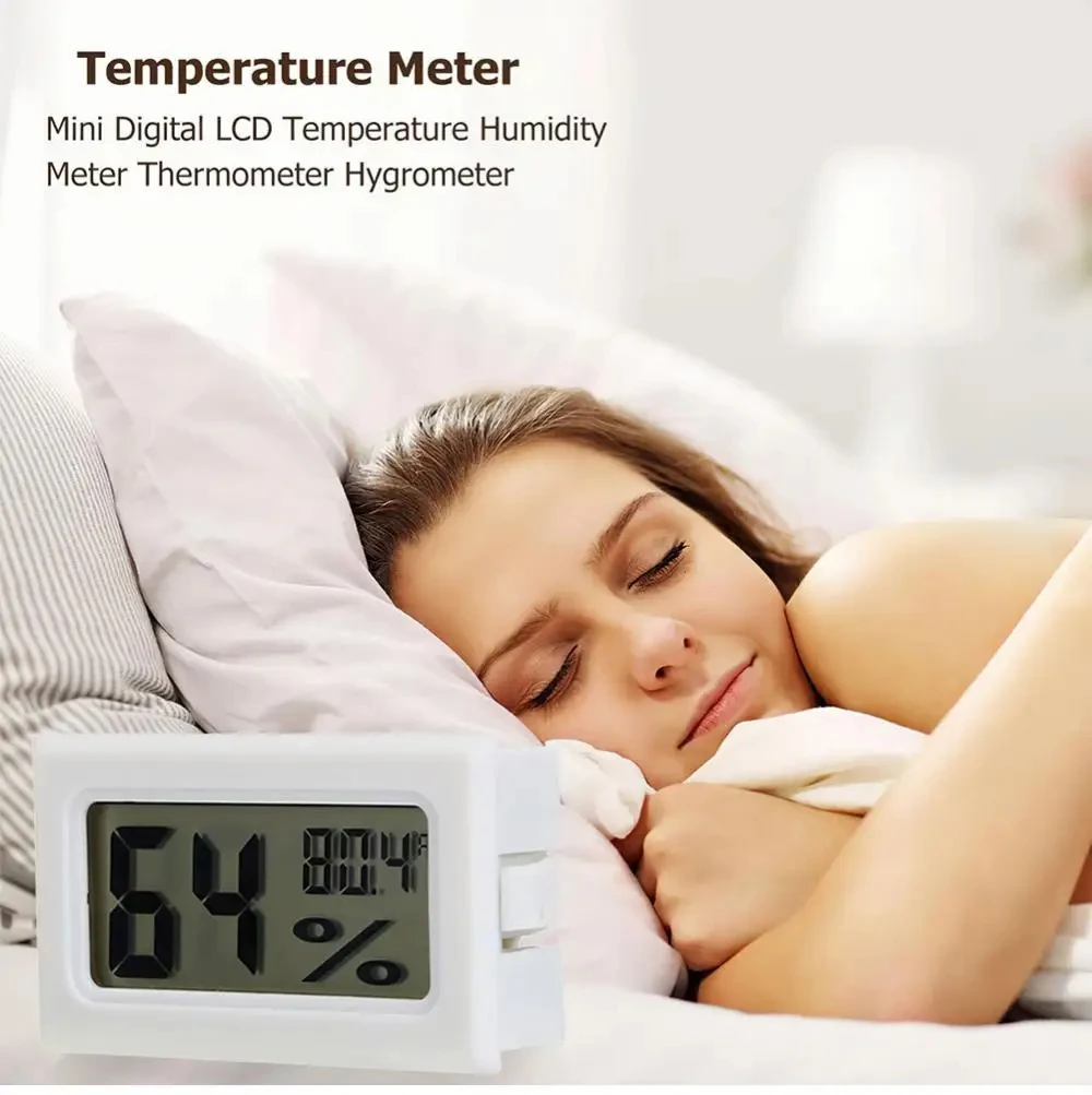 Xiaomi Mini Digital LCD Indoor Room Convenient Electronic Temperature Humidity Meter Sensor Thermometer Hygrometer 1/3/5PCS Sets