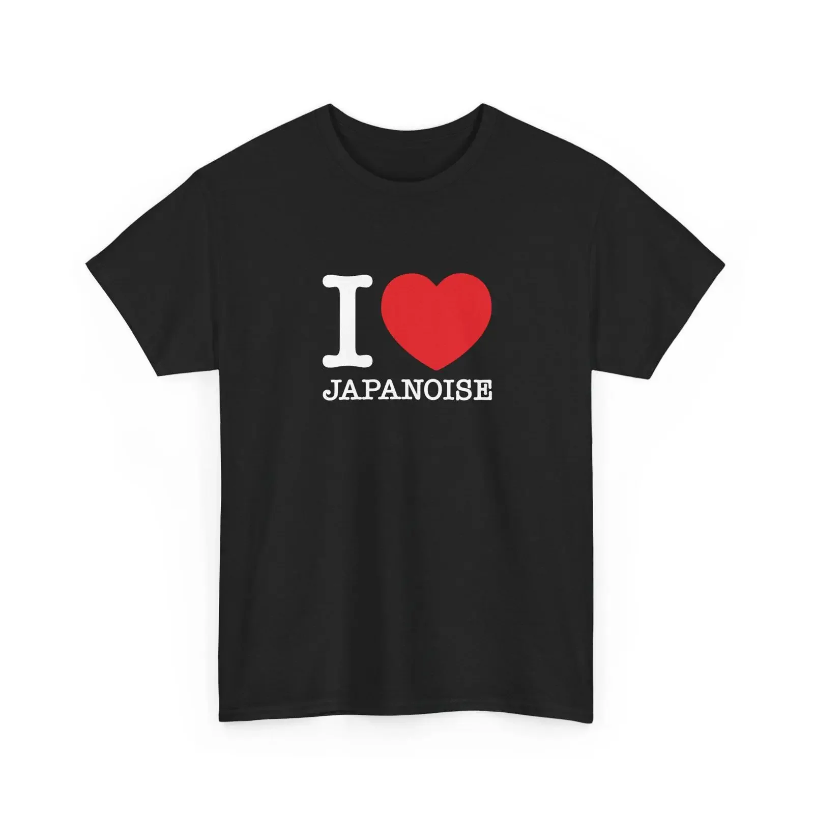 I Love Japanoise T Shirt Heart Harsh Noise 4 colorways vintage Washed Top For Everyday Wear Unisex Slightly Casual graphic