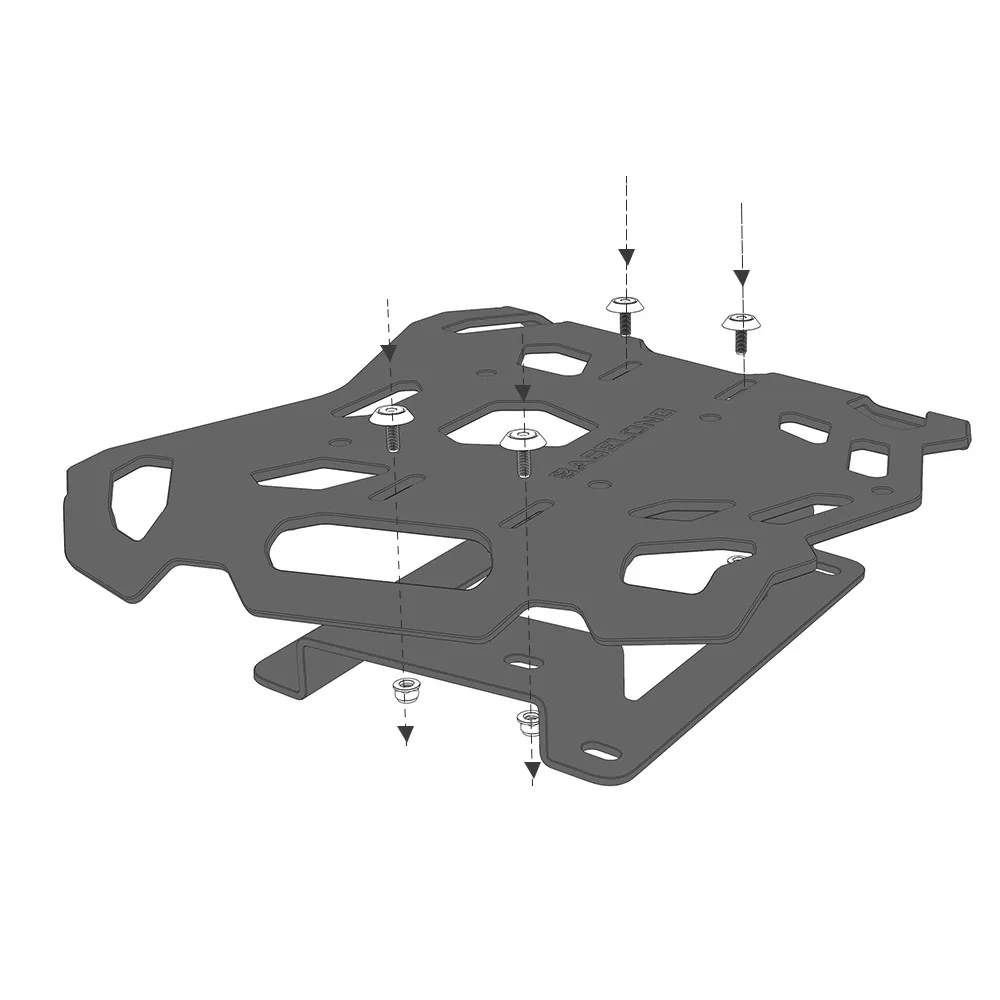 

ДЛЯ DUCATI MULTISTRADA V4 PIKES PEAK RALLY V4S 2021 2022 2023 2024, чехол-переноска, верхняя коробка, опорный держатель, кронштейн, задняя багажник