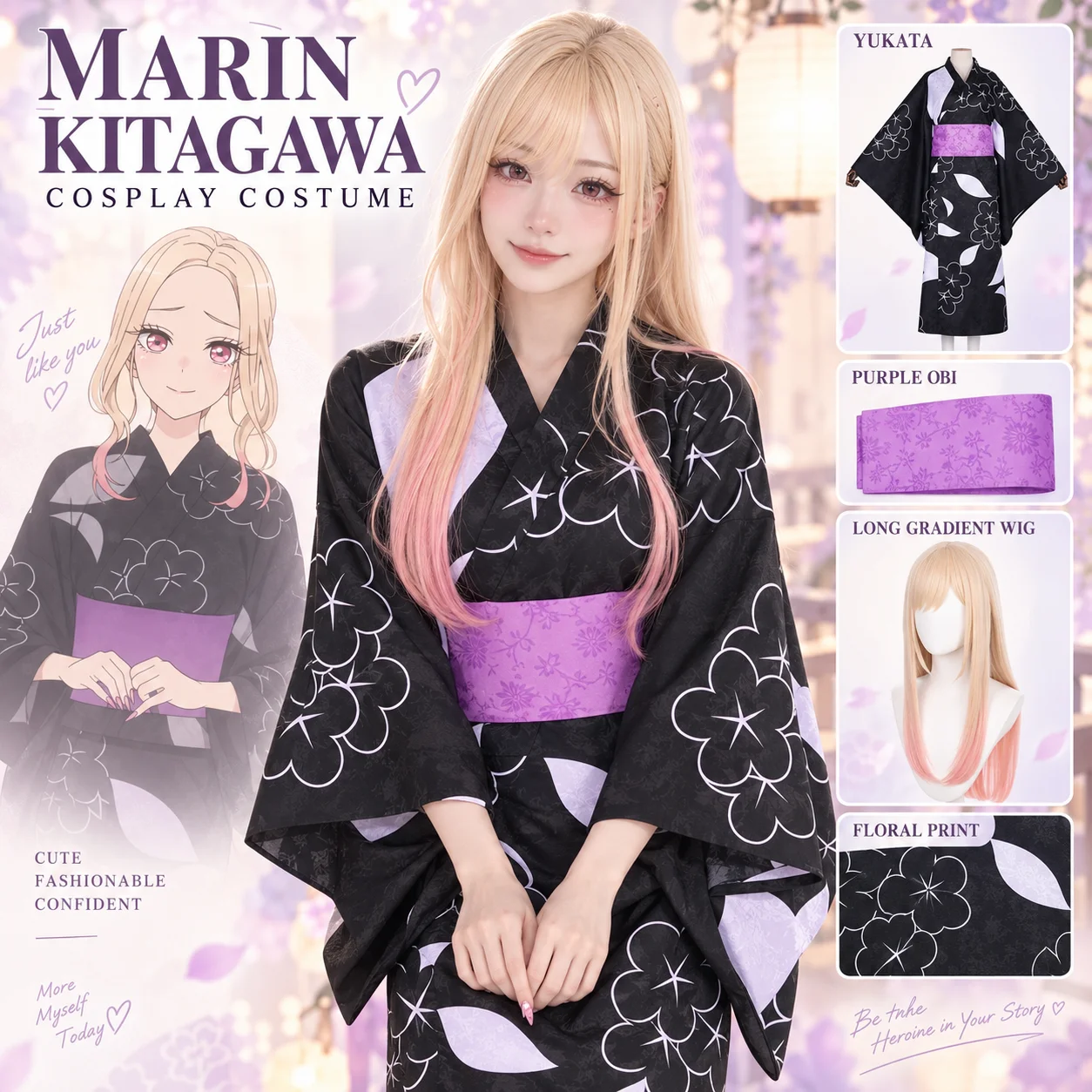 Kitagawa Anime Cosplay - Marin Kitagawa Cosplay Costume Anime My