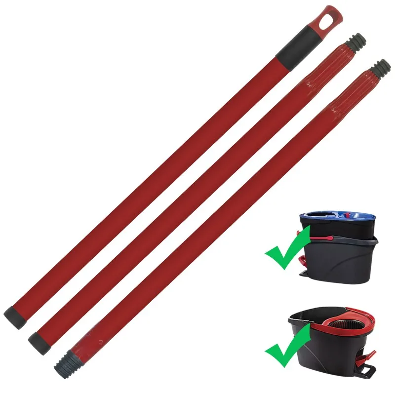 

Red three-section rod splicing, mop mop accessories