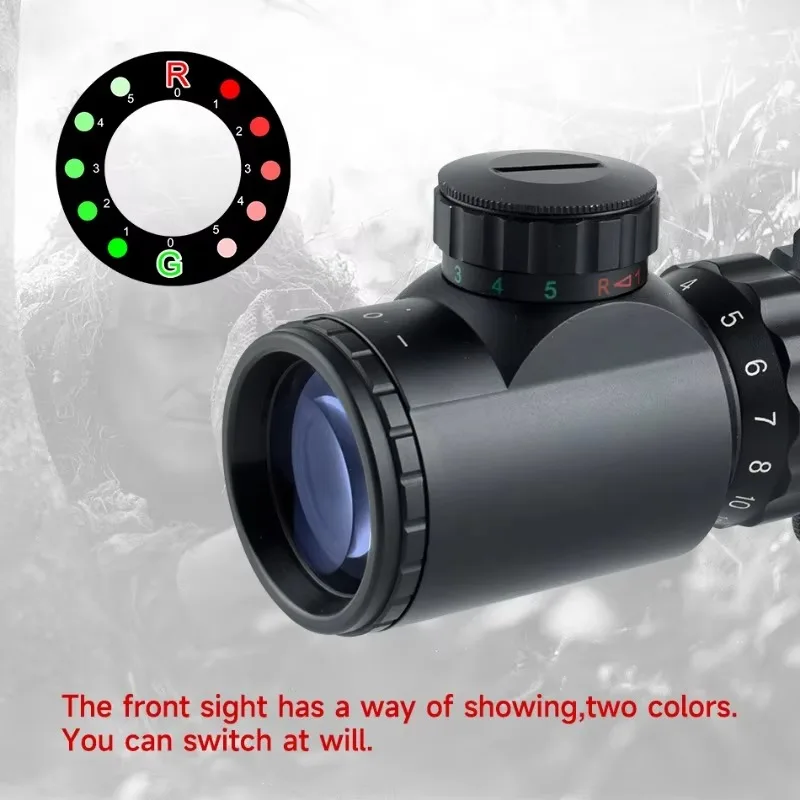 Tactical 4-16X50EG Optics Adjustable Red/Green Crossbow Reticle Illuminated Scopes Outdoor Long Range Combo Fits 20mm Rail Mount