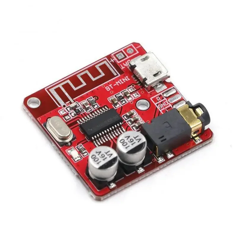 Audio Receiver Board 5.0 MP3 Lossless Decoder Board Wireless Stereo Music Module 3.7-5V