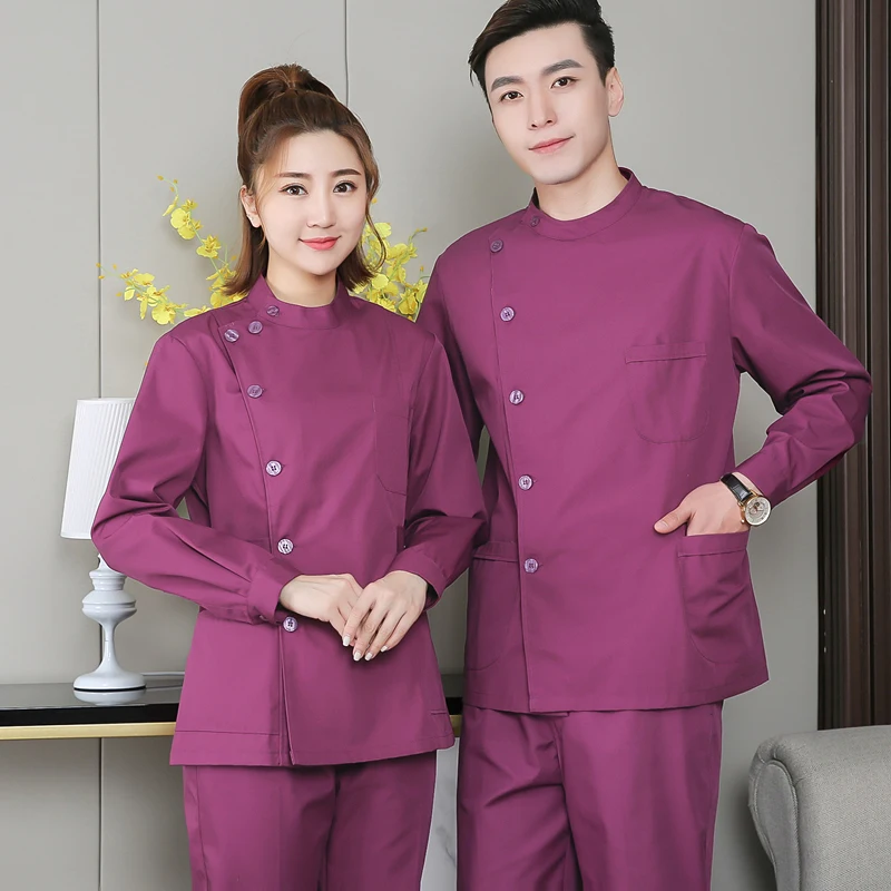 Medical Uniforms Women Scrubs Set Doctor Costume Men Stand Collar Nursing Clothes Spa Uniform Surgical Workwear Dentistry Unisex