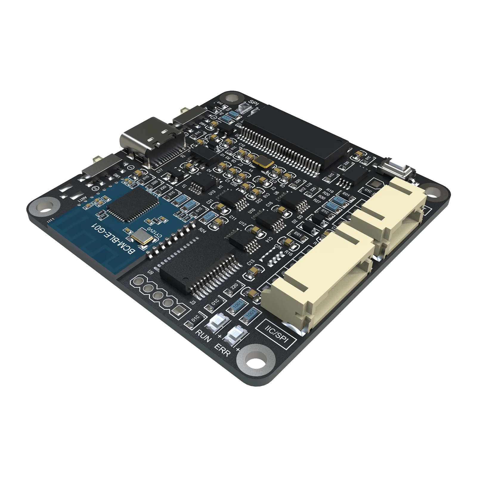 Programmatore in circuito ICP5 con UART per controllo UI PC e BLE per CONTROL APP e controllo SigmaStudio