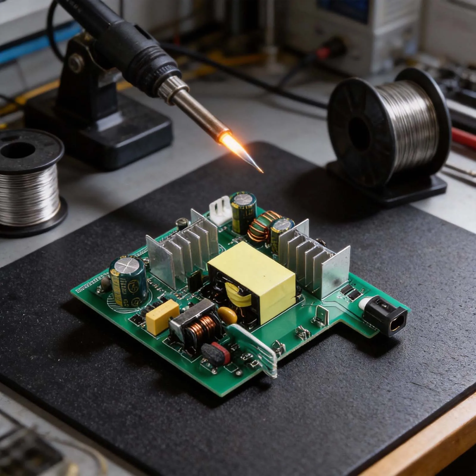 

Плата для замены блока питания паяльной станции T12, 24В 4.5А, с широким диапазоном напряжения и функциями безопасности, для самостоятельной замены