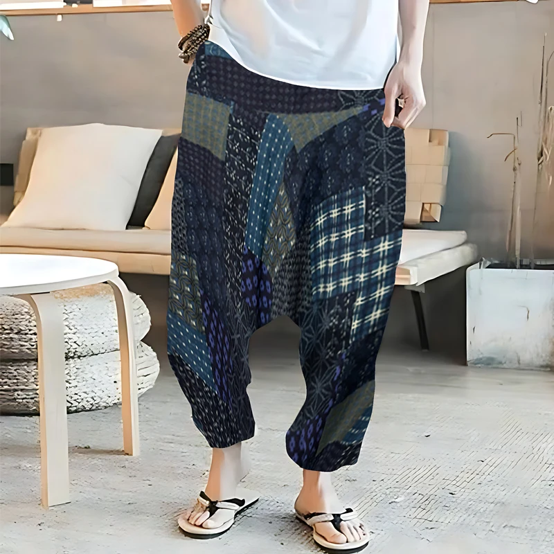 

2025 New Men's Harem Pants Comfort Breathabilit Lantern Fashionable Casual Loose Essential For Home Vacation Parties