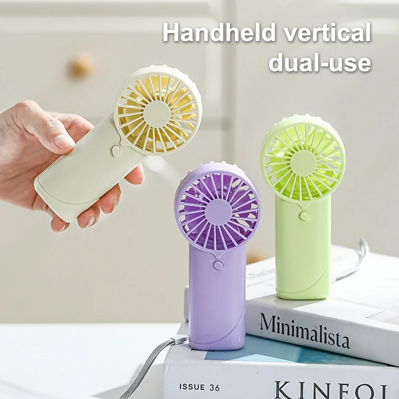 Cute Fan Convenient Creative Small Fan Pocket Hand-held Fan Lightweight Adjustable Portable Handheld Mini Fan Air Coolers