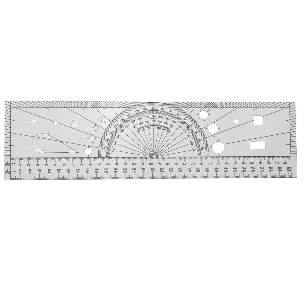 

Авиационный навигационный инструмент Линейка гражданской авиации 12,48 дюйма X 3,35 дюйма Авиационная навигационная линейка Весы с четкой печатью