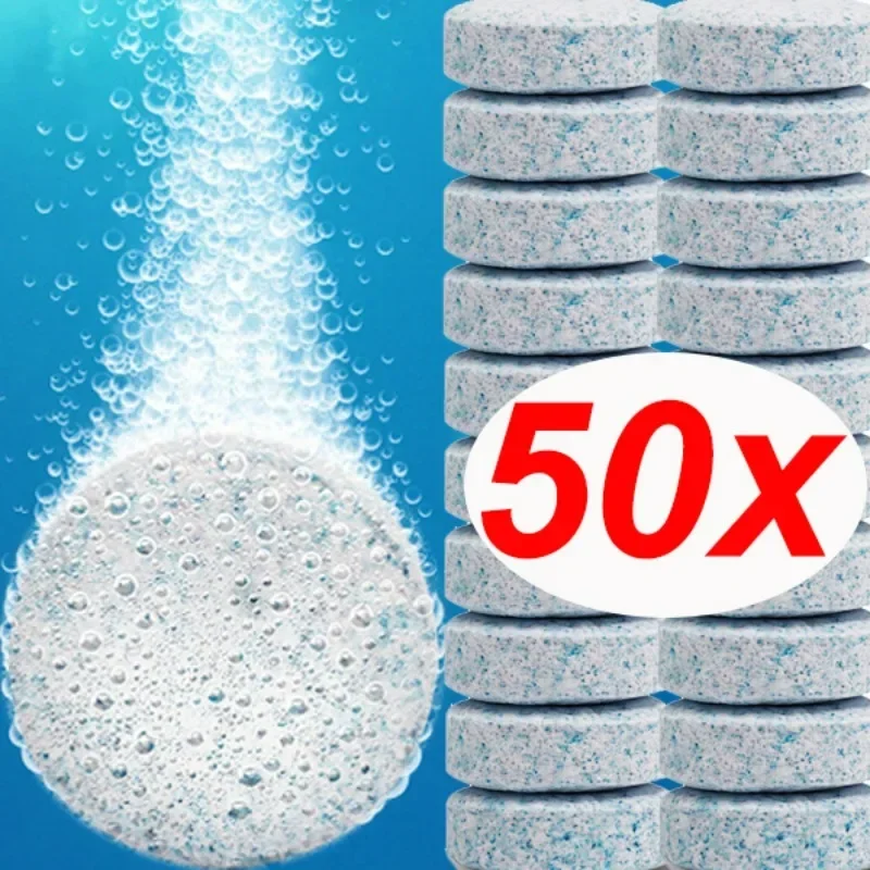 2/100PCS Car Windshield Glass Concentrated Washer Tablets Car Effervescent Washer Fluid Wiper Glass Solid Cleaning Tablets