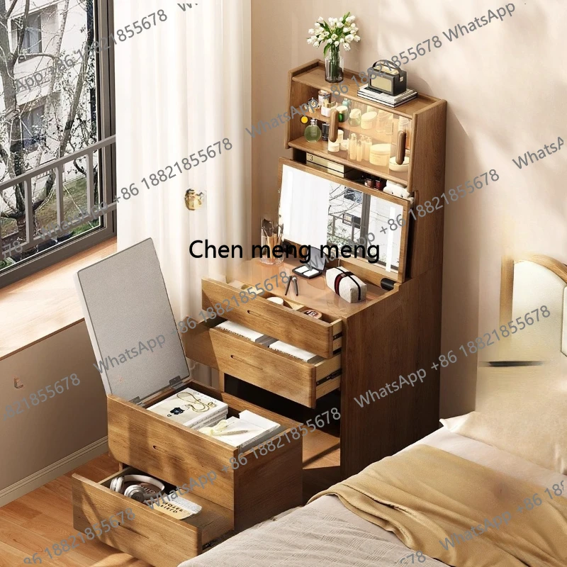 

Роскошный современный туалетный столик из дерева с минималистичным дизайном, ящиками для хранения и удобным расположением (Mueble Dormitorio)