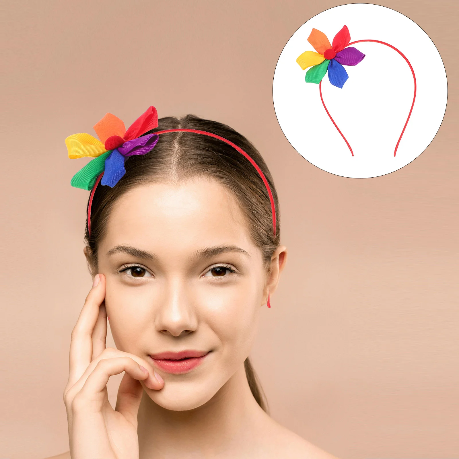 

Headband Embellished Headbands for Women Pride Accessories Colorful Party Supplies Headgear