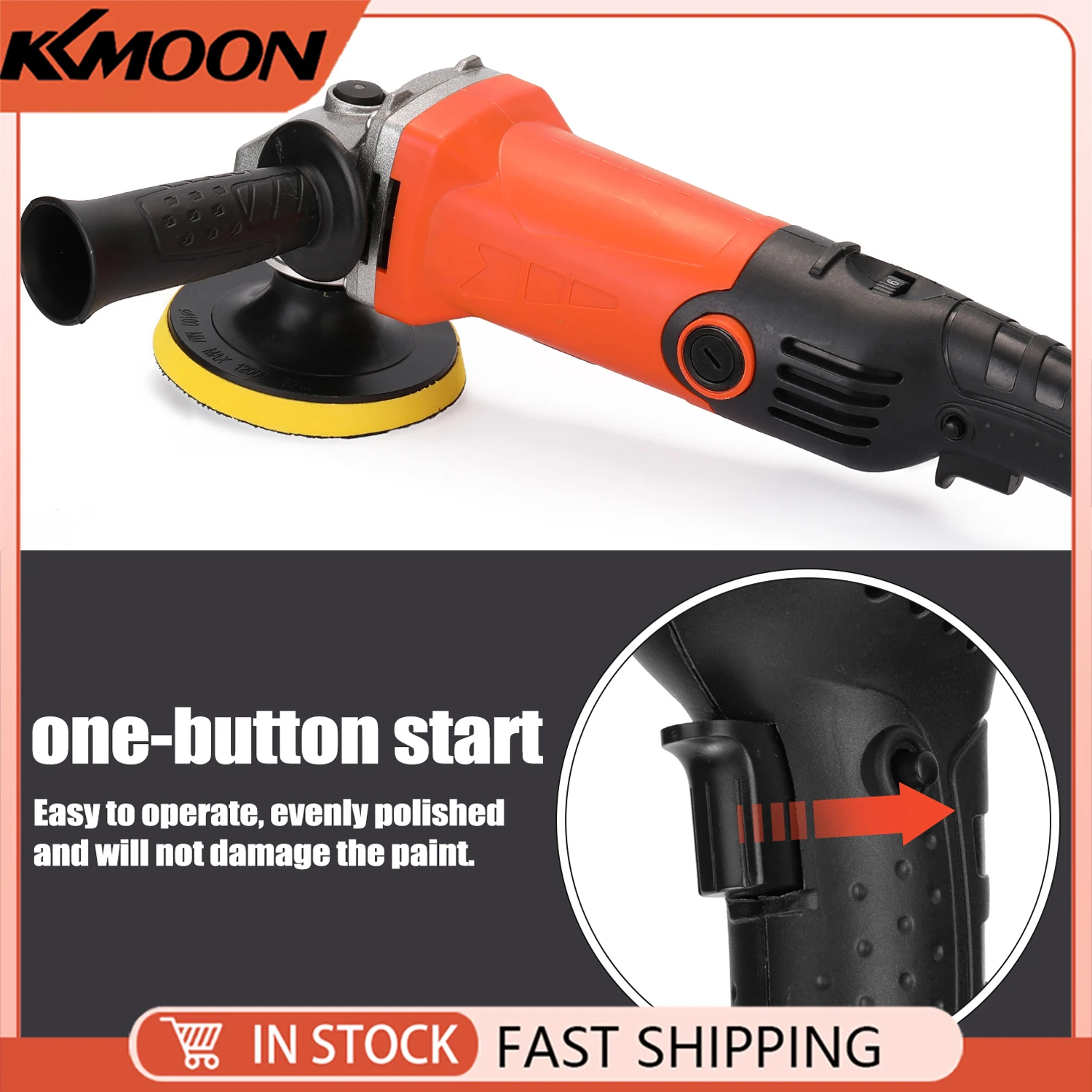 

Electric Car Polisher Machine 1200W-1580W Auto Polishing Machine Adjustable Speed Sander Waxing Power Tools Car Accessories