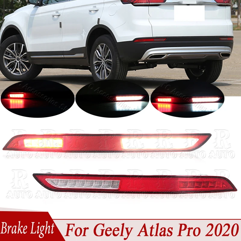 

Rear Bumper Light Stop Brake Light Turn Signal Light Warning Night Driving Fog Lamp For Car For Geely Atlas Pro 2020 Car Light