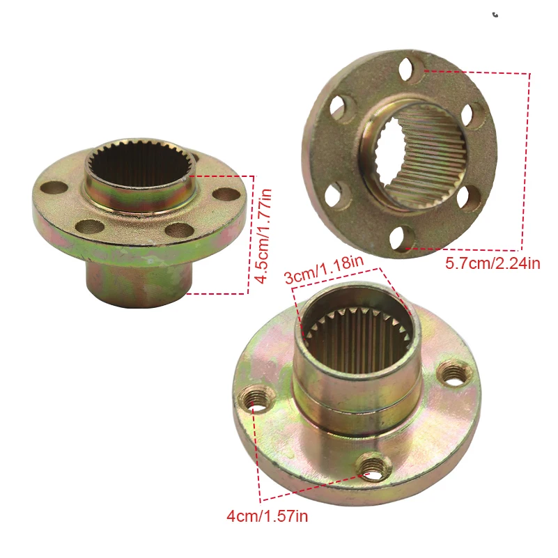 

31/32T Teeth Rear Axle Brake Disc Sprocket Mount For 50cc 110cc 125cc 150cc 200cc 250cc ATV Go kart Buggy Quad Bike parts