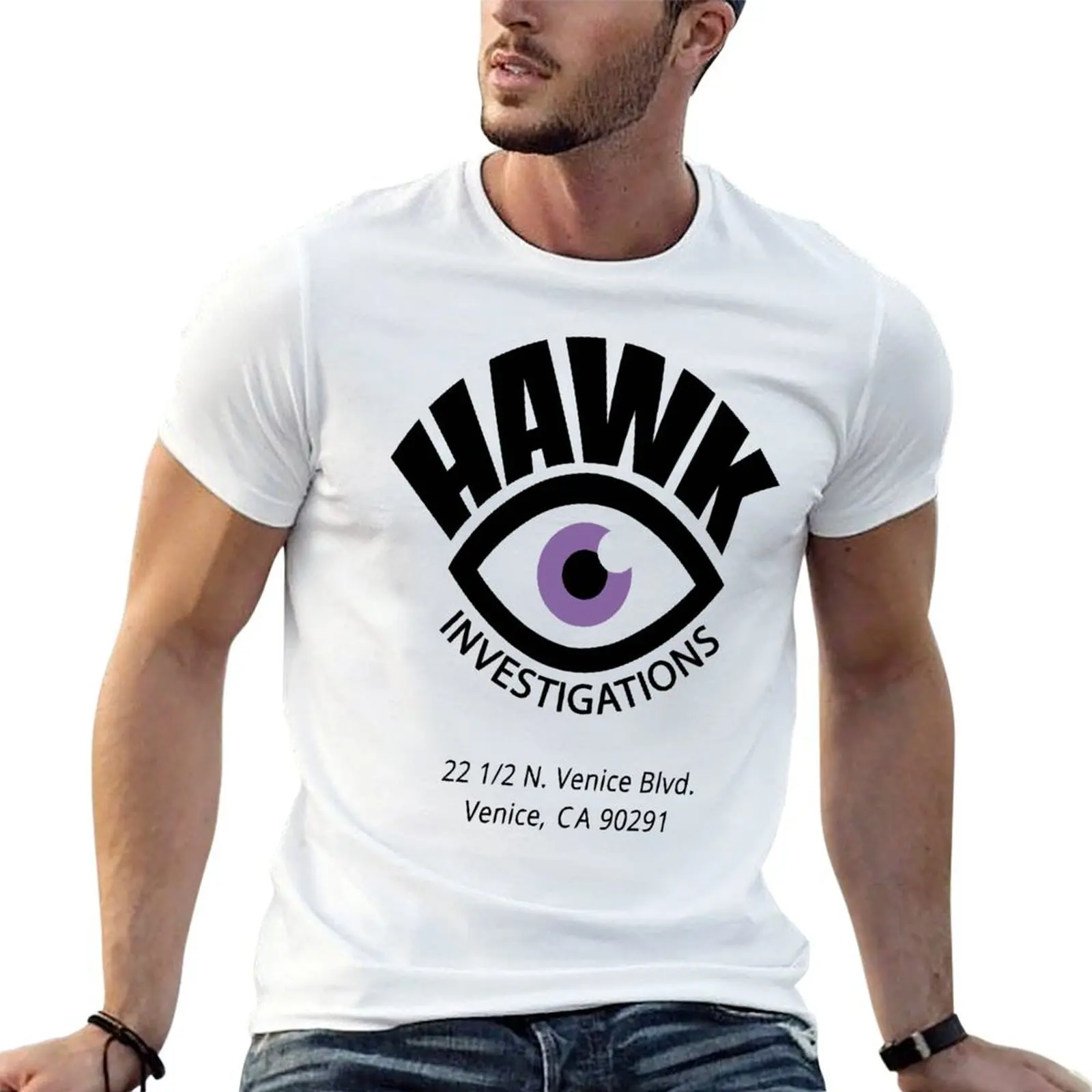 

Футболка Kate Bishop's Hawk Eye Investigations, мужская повседневная футболка, мужская роскошная футболка