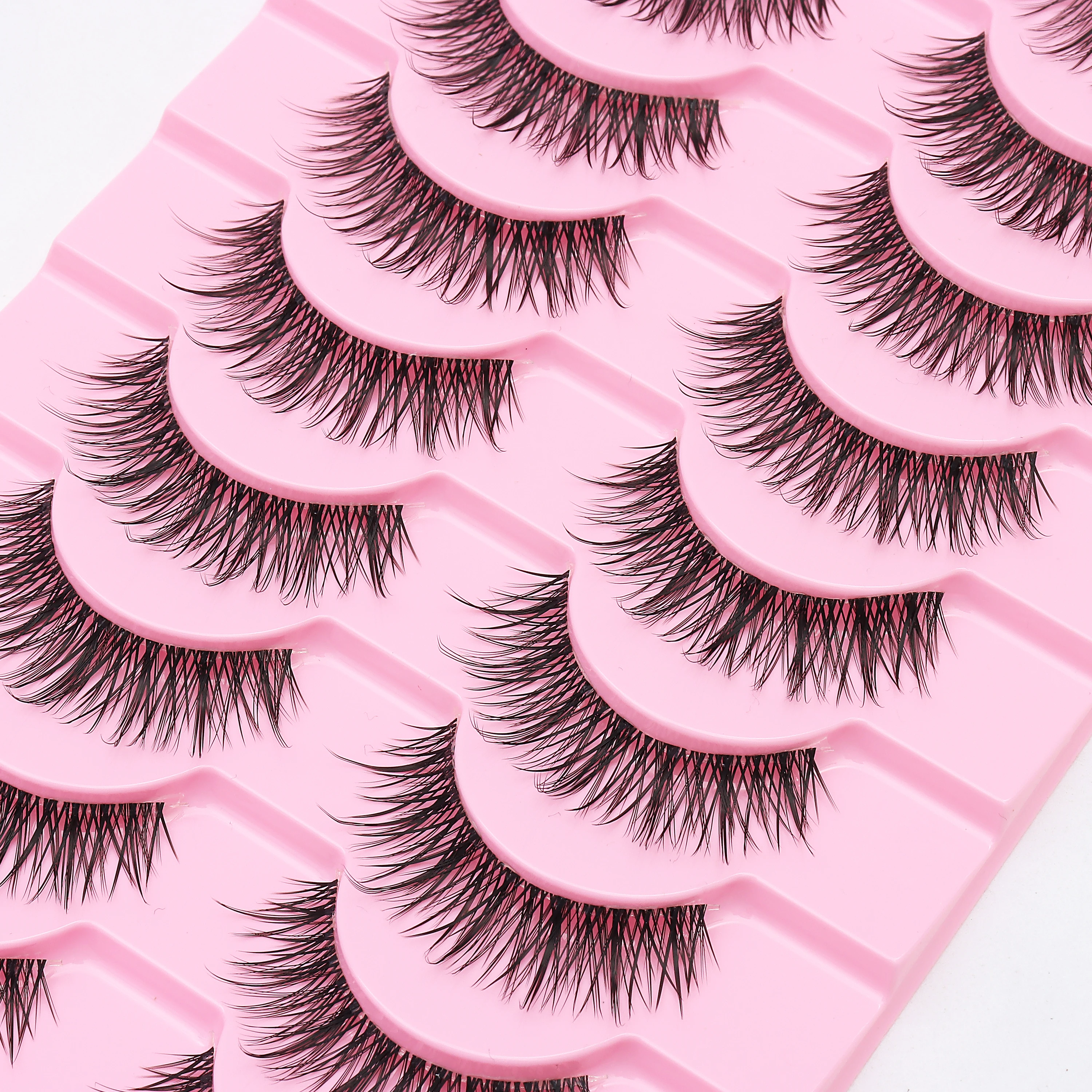 DINGSEN 10 Paar Transparente Anime-Naturwimpern Manga-Wimpern Koreanische Make-up-Wimpern Großhandel Künstliche Wimpern – Detail 23