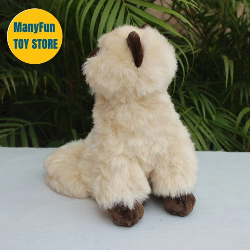 Himalayan Persian Cat Plushie Chinchilla Cat Plush Toy Lifelike Siamese Cat Stuffed Animal Simulation Doll Gift Collectors