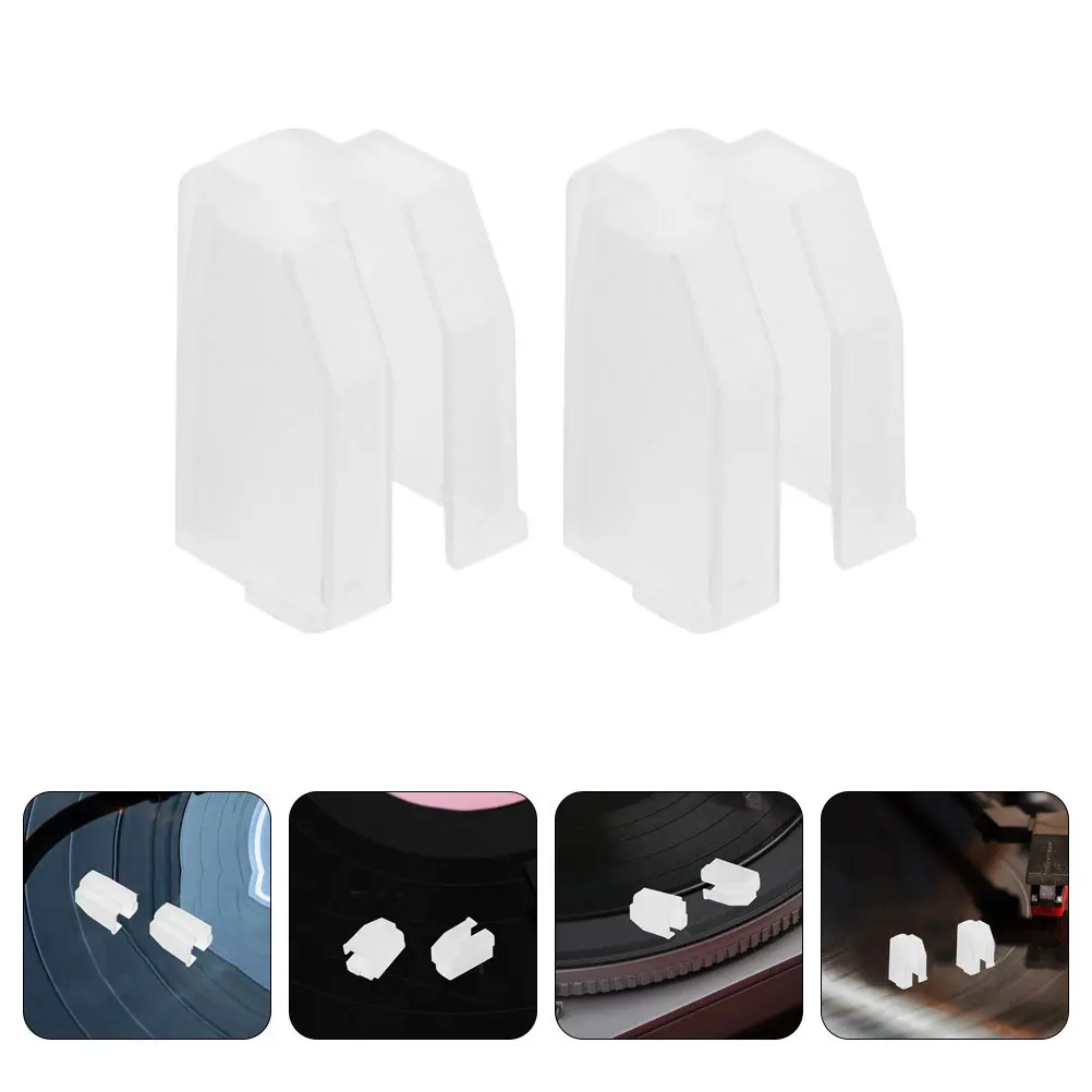 

5Pcs Stylus Needle Cover Precision Fit Turntable Stylus Guard for Record Player Pickup Protection Reusable Accessory