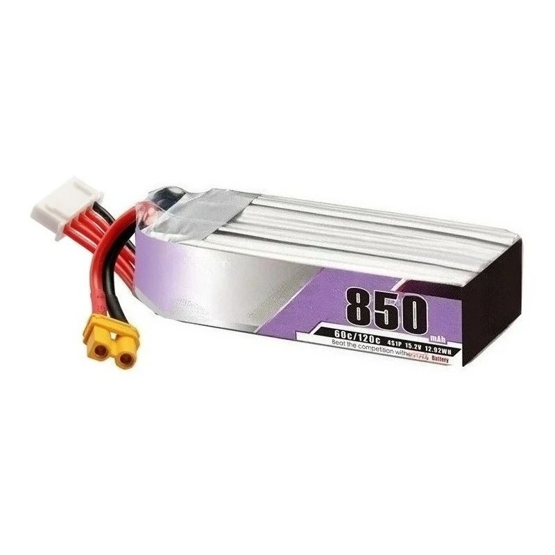High Quality New 850mAh 15.2V 4S HV 60C/120C Lipo Battery with XT30U-F Plug For Beta85X Whoop Quadcopter FPV RC Racing Drone