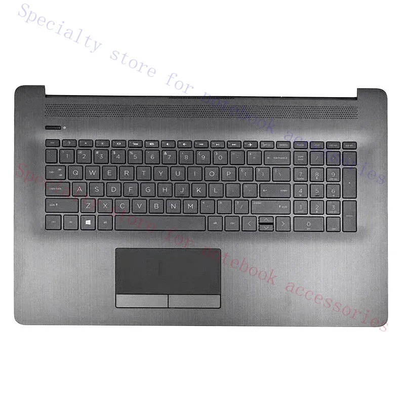 New Replacement Keyboard for HP 17-BY CA 17Z 17Q-CS 470 G7 TPN-I133Laptops Palmrest Topcase Keyboard Repair Spare Parts