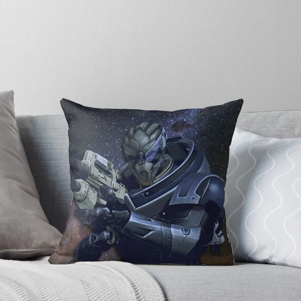 Garrus Vakarian Throw Pillow Christmas Pillow Cushion Cover pillow