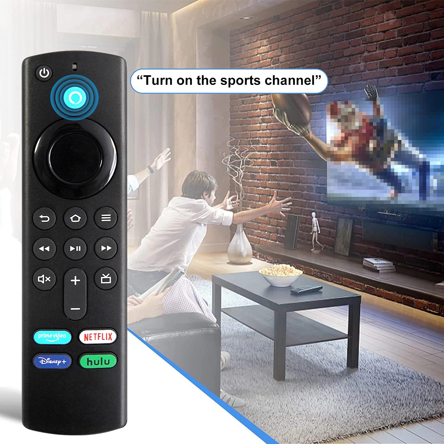 L5B83G Voice Replacement Remote Control Compatible with Fire TV Stick 2nd/3rd /4k Fire TV 3rd Generation for AMZFire TV