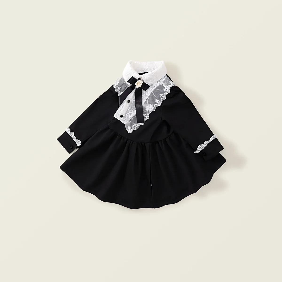 جديد الخريف طفل الفتيات فستان طويل الأكمام فستان الفتيات طفل عادية الأزهار ازياء ملابس الأطفال فساتين الزهور 2-8 سنوات #3