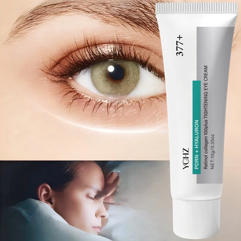 Pdrn Hyaluronic Acid Instant Firming Massage Eye Cream, Containing Retinol, Collagen, and Caffeine, Moisturizes and Brightens the Skin, Smooths Fine Lines Around the Eyes, and Restores a Youthful Glow to the Skin