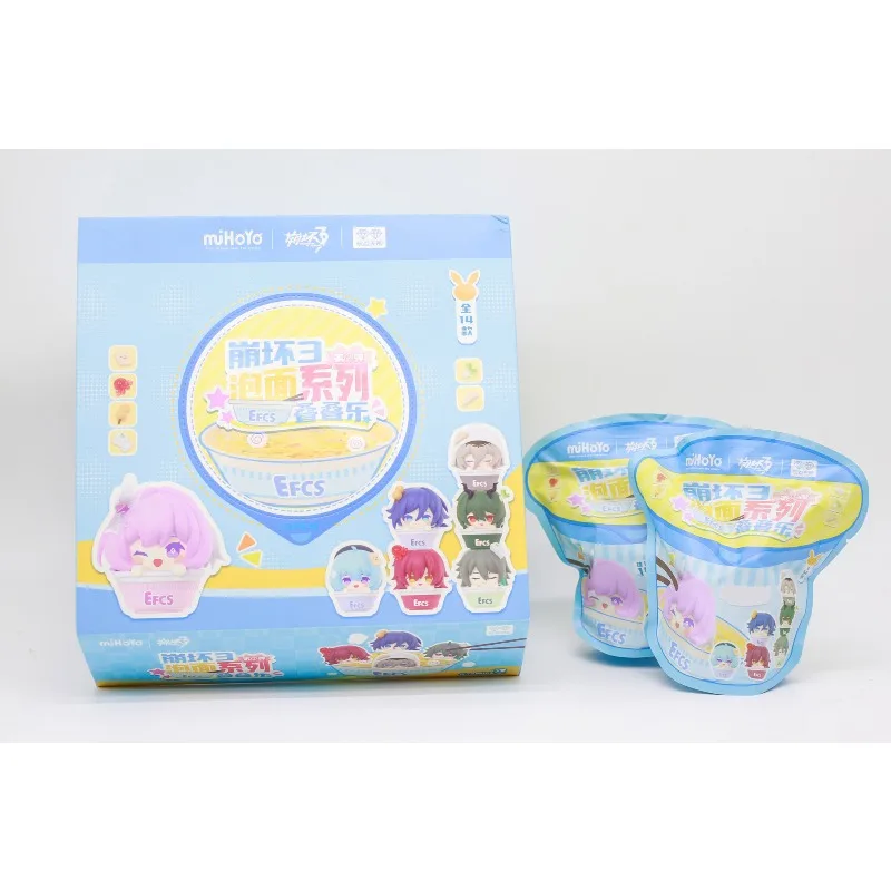 

Мультяшные аниме-фигурки Honkai: Сборные мини-игрушки в закрытых коробках, милые коллекционные модели кукол, украшения, подарок для детей