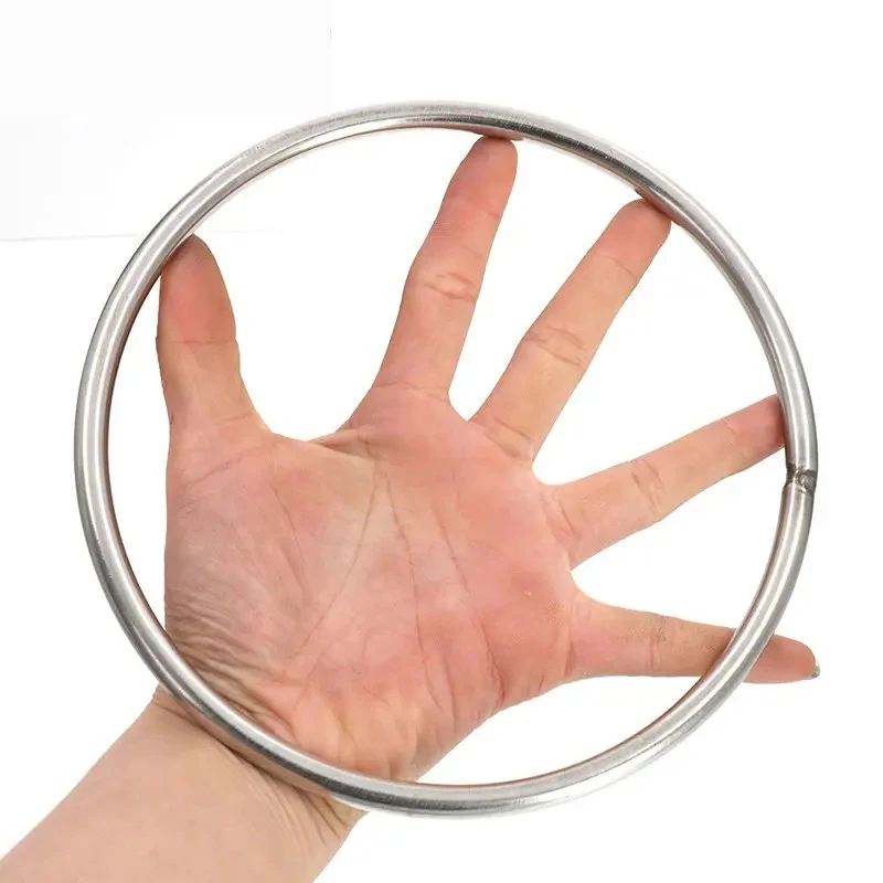 Chun Edelstahlring Yewen Hand Krafttraining Kung Fu Krafttraining Hoop Übungsring Rattan Ring Durchmesser 220 mm